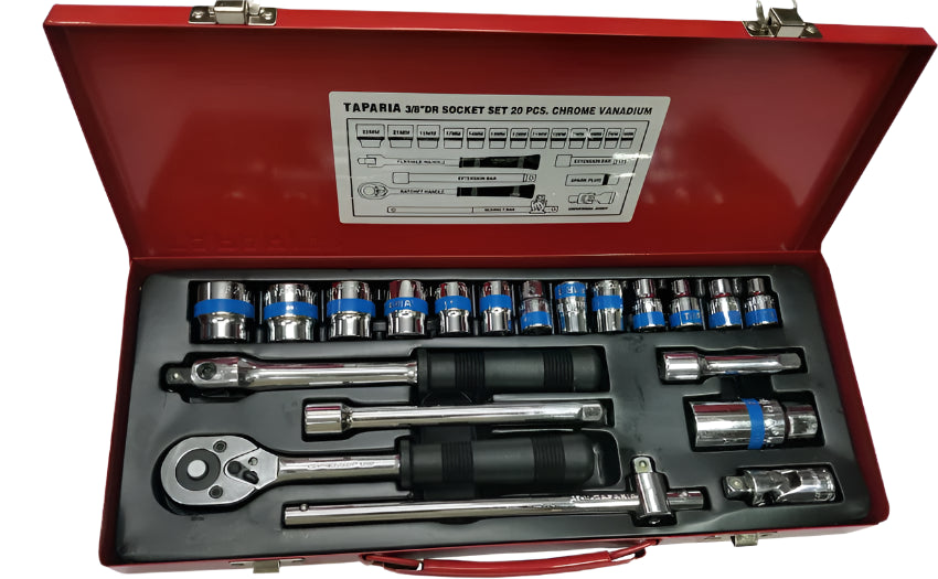 TAPARIA S 3/8 (9.5MM) DRIVE SOCKET SET