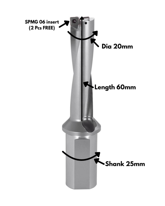 20MM UDRILL 3D