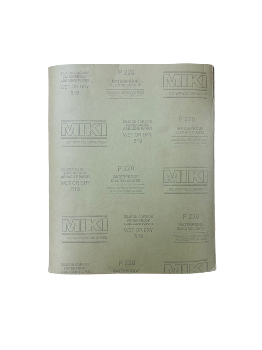 WATER (SAND) PAPER (GRIT 220) (5 PCS)